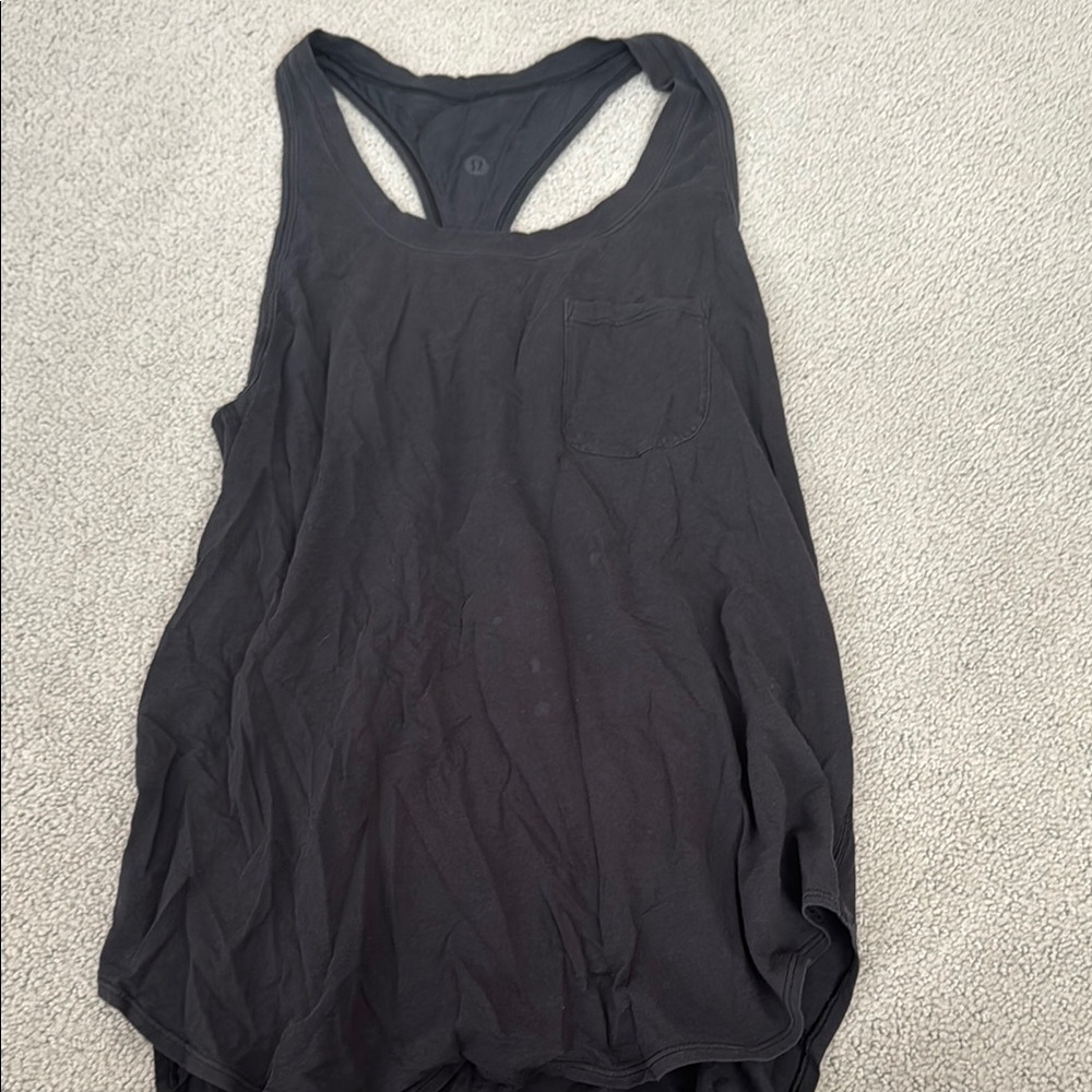 Lululemon Black Sleeveless Top